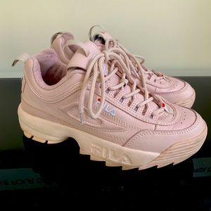 Fila Sneakers Nude Blush Pink Leather